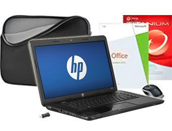 $165 off HP 2000-2c22dx Laptop, MS Office 2013, Flash Drive, Mouse