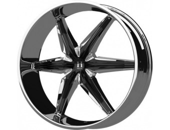 58% off Helo HE866 Chrome Wheel with Black Accents 24" x 9.5"