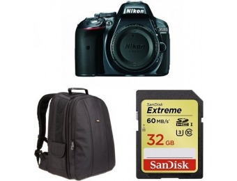 37% off Nikon D5300 with Body Only (Grey) + Free Accessories