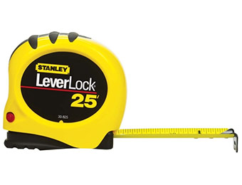 90% off Stanley 25' LeverLock Tape Measure 30-825 after $5 rebate
