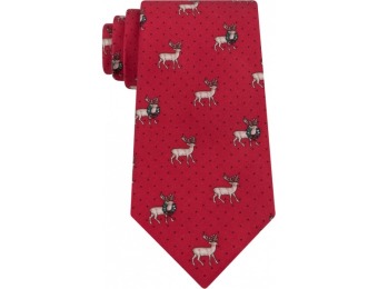97% off Tommy Hilfiger Reindeer Print Tie