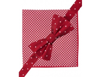 97% off Tommy Hilfiger Bow Tie and Snowman Pocket Square Set