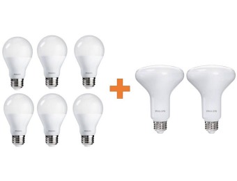 Extra 25% off Philips LED Light Bulb Packs at Home Depot