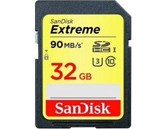 76% off SanDisk Extreme 32GB SDHC Memory Card