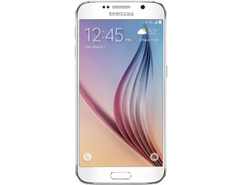 $299 off Samsung Galaxy S6 64GB Smartphone White Pearl (Sprint)