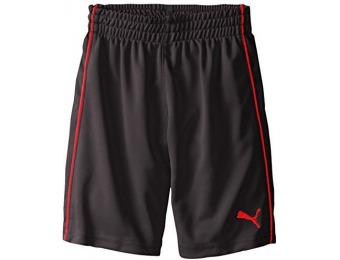 55% off PUMA Little Boys' Piped Shorts, Black/Red