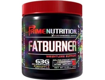 30% off Prime Nutrition Fat Burner Supplement, Pineapple, 63 Gram