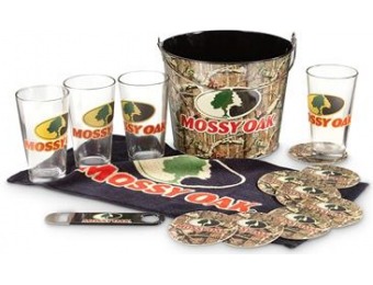 50% off Mossy Oak Pint Glass Gift Set with Bucket
