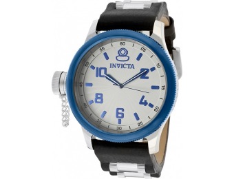 94% off Invicta Men's Russian Diver Leather Watch