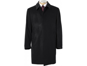 91% off Signature 3/4 Length Cashmere Topcoat Big and Tall
