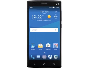 30% off AT&T GoPhone - ZTE Zmax 2 4G with 16GB No-Contract Phone
