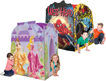 36% off Playhut Deluxe Playhouses (Spider-man or Disney Princess)