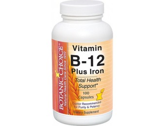 $3 off Botanic Choice Vitamin B-12 Plus Iron