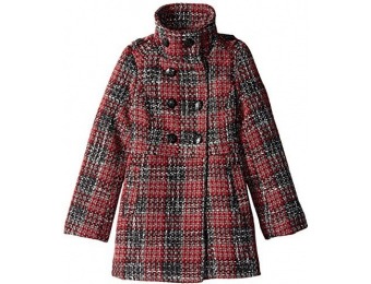 $92 off Jessica Simpson Girls Double Breasted Long Nubby Tweed Coat
