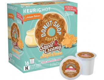 $6 off Keurig Donut Shop Sweet & Creamy Maple Cream K-cups 16-pk
