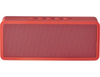 60% off Insignia Portable Bluetooth Stereo Speaker - Red
