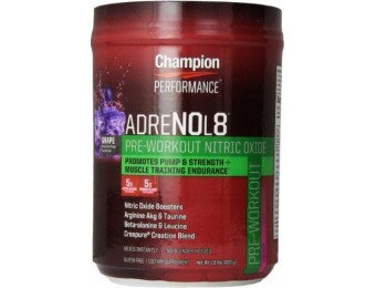 $40 off Champion Performance, Adrenol-8, Grape flavor, 1.8 lbs