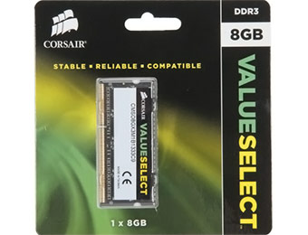 23% off Corsair 8GB 204-Pin DDR3 SO-DIMM Laptop Memory