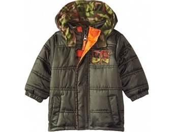 88% off iXtreme Baby Boys' Rip Stop Puffer with Applique, 18 Months