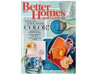 90% off Better Homes and Gardens Magazine 12 months auto-renewal