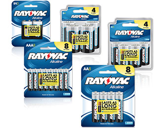 Extra 46% off Rayovac 26-Ct Battery Pack, AAA, AA, C, D & 9V