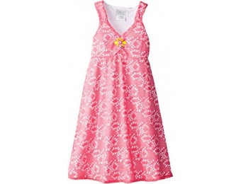 $44 off Blush by Us Angels Big Girls' Pointelle Knit Racer Back Dress
