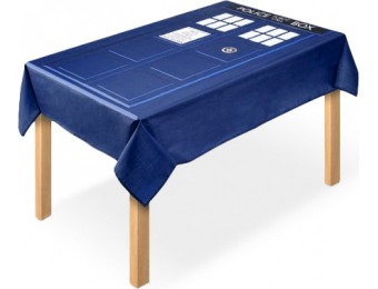 50% off Doctor Who TARDIS Tablecloth