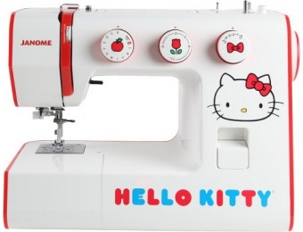 70% off Janome Hello Kitty Sewing Machine - White/Red (7.5'')