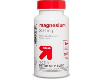 70% off Up & Up Magnesium 250 mg Caplets - 100 Count