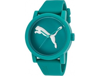 67% off Puma Women's Big Cat Teal Green Silicone and Dial Watch