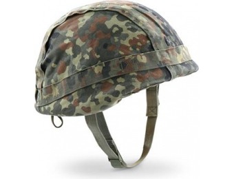 40% off Used NATO Helmet with Kevlar Olive Drab / Flecktar Cover