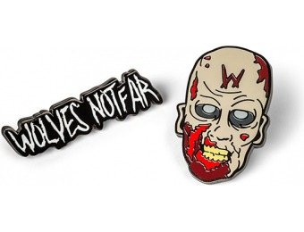 87% off The Walking Dead Wolves Pin Set