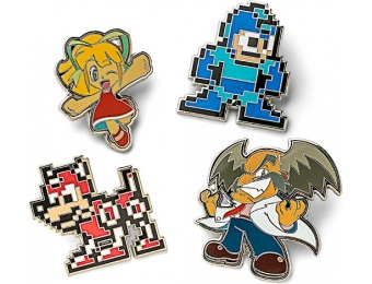 50% off Mega Man Collectible Enamel Pin Sets