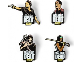 $5 off Walking Dead Enamel Pin Set Series 1