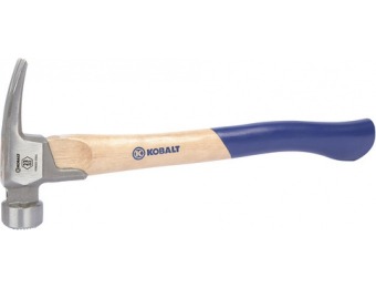 $12 off Kobalt 23-oz Checker Face Curved Handle Hammer 62994