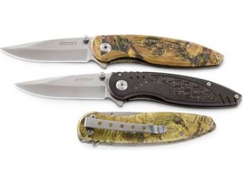 84% off 3 Spring-assisted Folding Knives