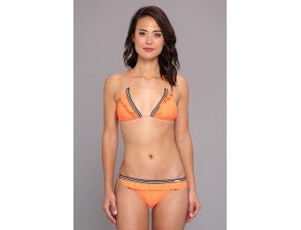 75% off U.S. POLO ASSN. Elastic Trim Bikini (Orange Chalk)
