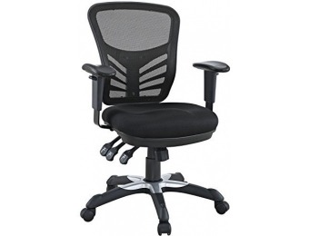 $219 off LexMod Articulate Black Mesh Computer Chair