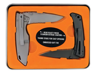 Gerber Clip Knife Gift Set with Metal Storage Tin