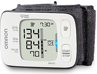 55% off Omron 7 Series UltraSilent Wrist Blood Pressure Monitor