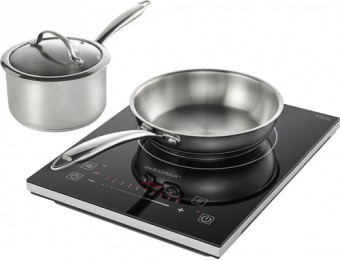 45% off Insignia NS-IC87BK6 4-piece Induction Cooktop Set - Black