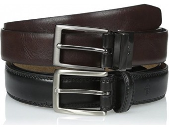 81% off Dockers Men's Reversible Belt and Black Dress Belt Gift Set