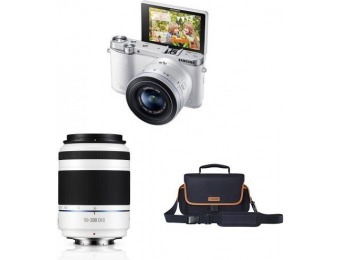 55% off Samsung NX3000 Mirrorless Digital Camera Bundle w/ Zoom Lens