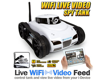 73% off Remote Control WiFi Live Video i-Spy Tank