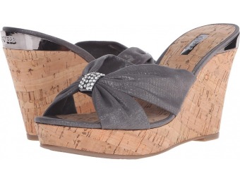 81% off GUESS Betzy (Pewter) Women's Wedge Shoes