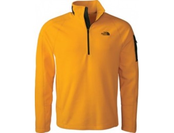 $32 off The North Face Men's RDT 100 1/2-Zip Shirt - Zinnia Orange