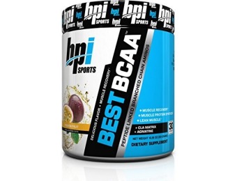 $31 off BPI Sports Best BCAA Powder, Passion Fruit, 10.58-Ounce