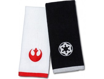 $15 off Star Wars Hand Towel Set - Imperial & Rebel