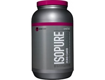 $31 off Isopure Zero Carb Protein Powder, Alpine Punch, 3 Pounds