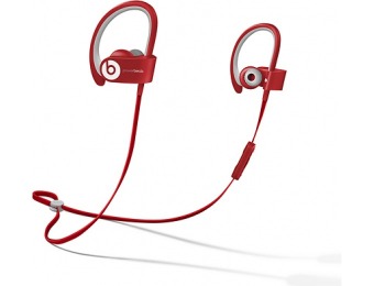 55% off Beats Refurbished Powerbeats2 Headphones - Red